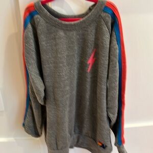 Aviator Nation sweatshirt, stripe collection size XS, never worn